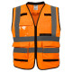 Class 2 High Visibility Orange Performance Safety Vest - S/M (48-73-5051) Class 2 High Visibility Orange Performance Safety Vest - S/M (48-73-5051)